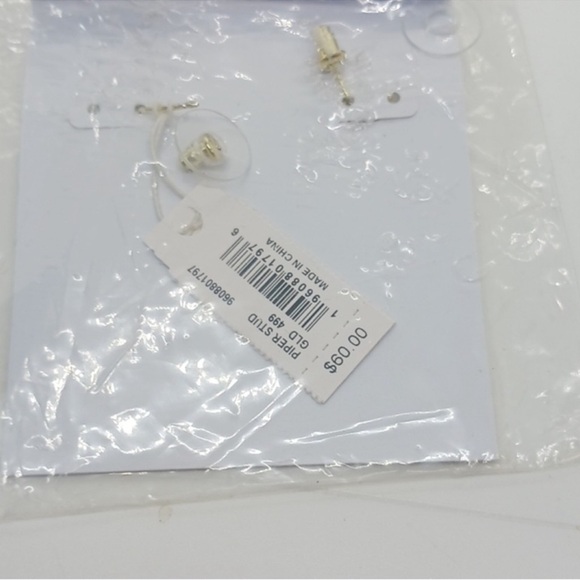 Kendra Scott Blue and Gold Earrings - Picture 5 of 5